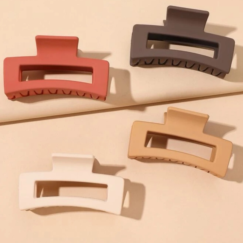 Matte Finish Hair Claws